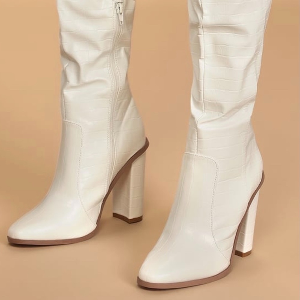 White boots